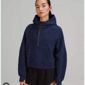 Lululemon Blue scuba Hoodie